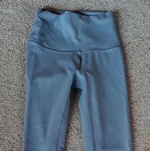 Lululemon High-Waist Performance Leggings - Slate Blue Size 0